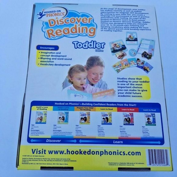 Accessories Hooked On Phonics Discover Reading Toddler Edition Full